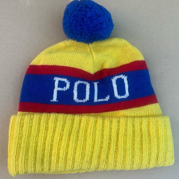 Polo Ralph Lauren Spell Out Winter Beanie Adult OSFA - Picture 2 of 4